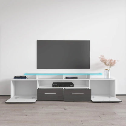 Evora Modern TV Stand with LED Light System