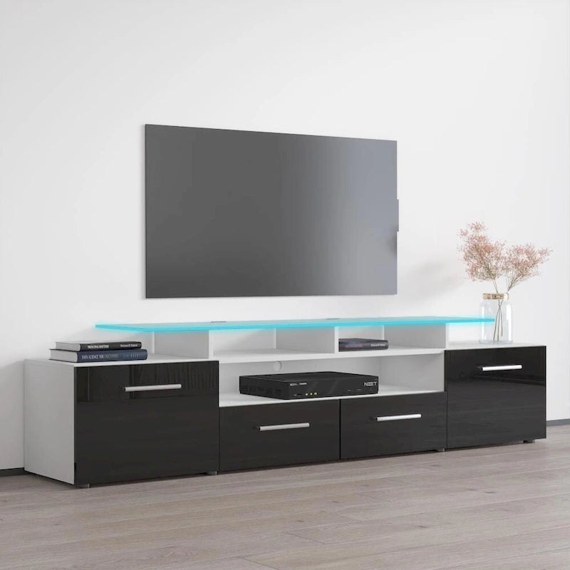 Evora Modern TV Stand with LED Light System