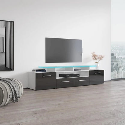 Evora Modern TV Stand with LED Light System