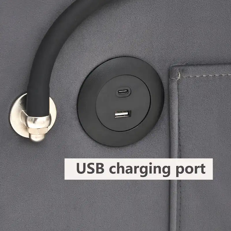 Velvet Convertible Single Sofa Chair Bed With Adjustable Backrest And Storage Pocket