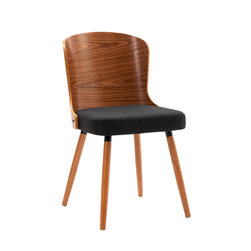 Porthos Home Karr Armless Dining Chairs Set of 2, Beech Wood Back &amp; Legs