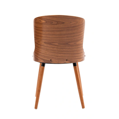 Porthos Home Karr Armless Dining Chairs Set of 2, Beech Wood Back &amp; Legs