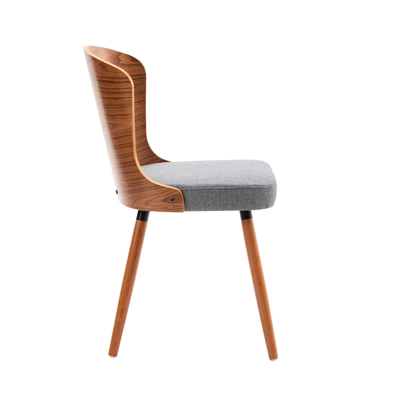 Porthos Home Karr Armless Dining Chairs Set of 2, Beech Wood Back &amp; Legs