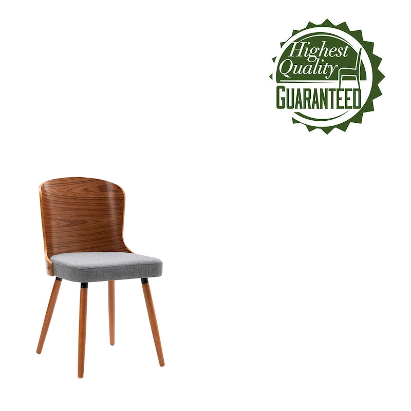 Porthos Home Karr Armless Dining Chairs Set of 2, Beech Wood Back &amp; Legs