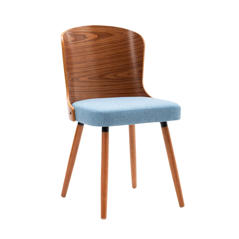 Porthos Home Karr Armless Dining Chairs Set of 2, Beech Wood Back &amp; Legs