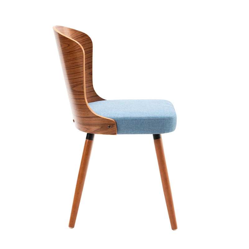 Porthos Home Karr Armless Dining Chairs Set of 2, Beech Wood Back &amp; Legs