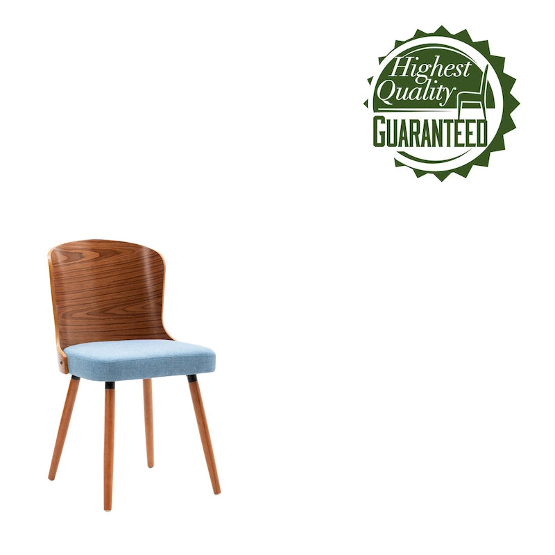 Porthos Home Karr Armless Dining Chairs Set of 2, Beech Wood Back &amp; Legs