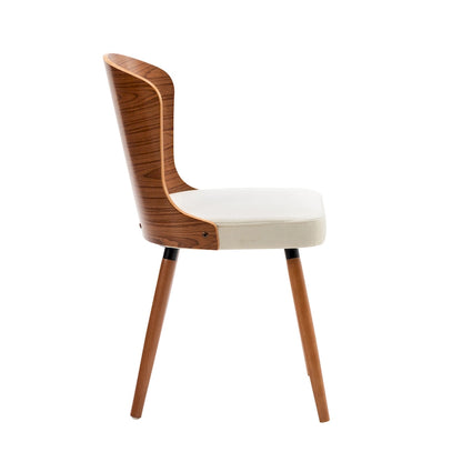 Porthos Home Karr Armless Dining Chairs Set of 2, Beech Wood Back &amp; Legs