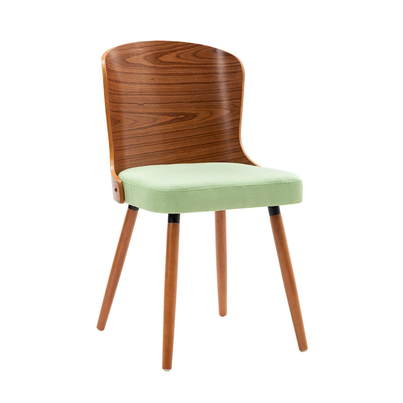 Porthos Home Karr Armless Dining Chairs Set of 2, Beech Wood Back &amp; Legs