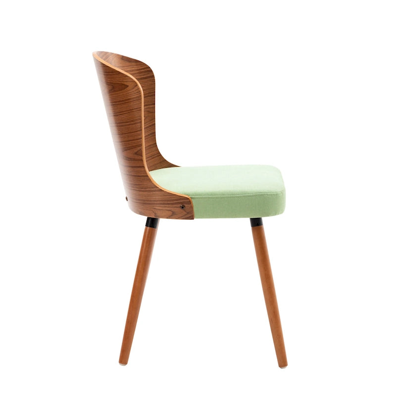 Porthos Home Karr Armless Dining Chairs Set of 2, Beech Wood Back &amp; Legs