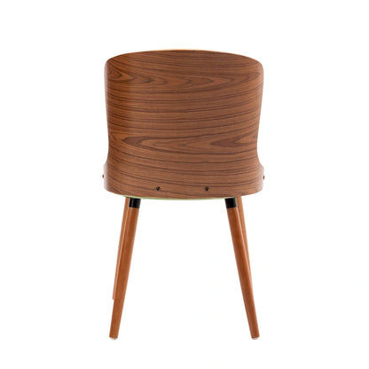 Porthos Home Karr Armless Dining Chairs Set of 2, Beech Wood Back &amp; Legs