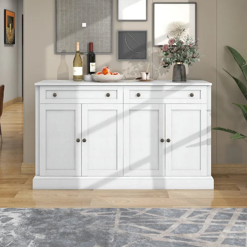 Storage Buffet Cabinet with 2 Drawers - N/A