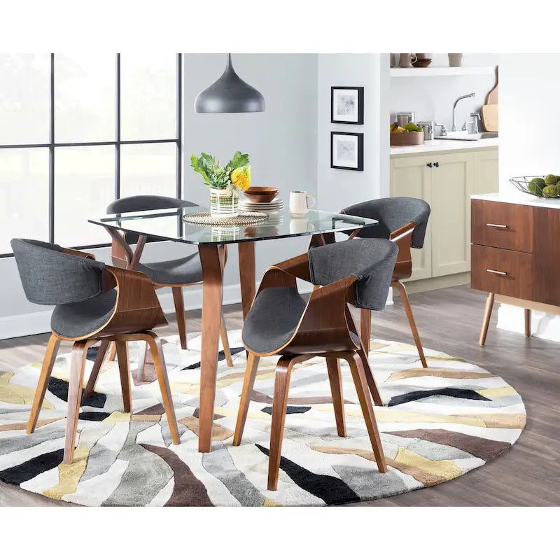Carson Carrington Sauda Cross Frame Dining/ Accent Chair