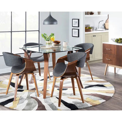 Carson Carrington Sauda Cross Frame Dining/ Accent Chair