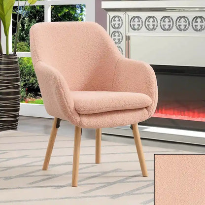 Convenience Concepts Take a Seat Charlotte Wingback Sherpa Accent Armchair