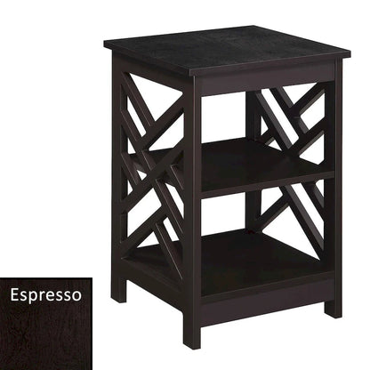 Convenience Concepts Titan End Table with Shelves