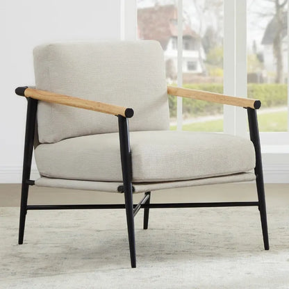 Vincent Mid Century Modern Upholstered Accent Chair