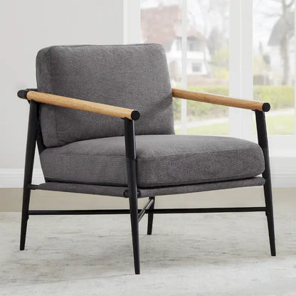 Vincent Mid Century Modern Upholstered Accent Chair