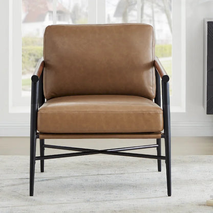 Vincent Mid Century Modern Upholstered Accent Chair