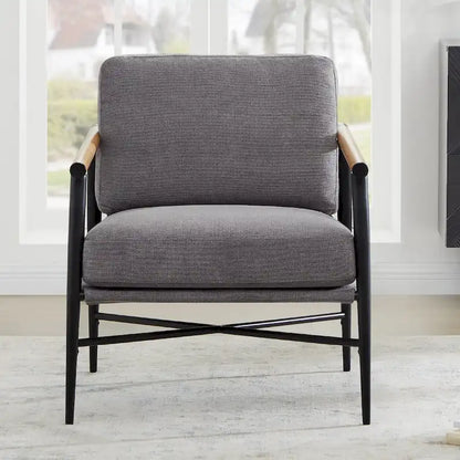 Vincent Mid Century Modern Upholstered Accent Chair