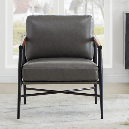 Vincent Mid Century Modern Upholstered Accent Chair