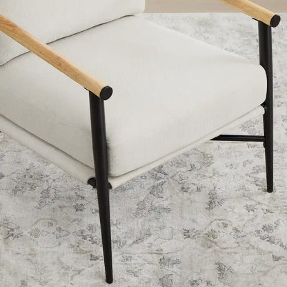 Vincent Mid Century Modern Upholstered Accent Chair