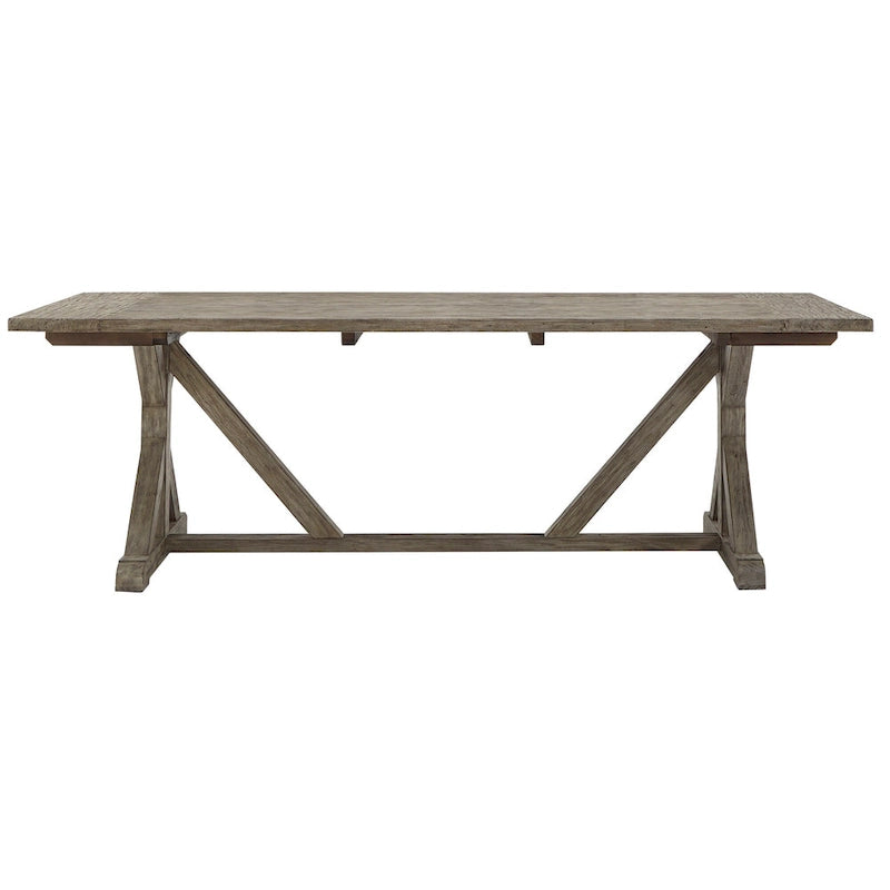Paloma Antique Gray Reclaimed Wood Dining Set by iNSPIRE Q Artisan