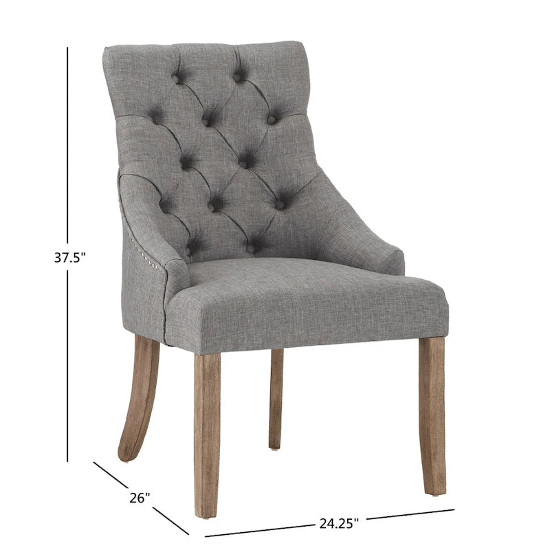 Paloma Antique Gray Reclaimed Wood Dining Set by iNSPIRE Q Artisan