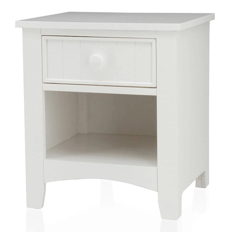 Ettrick Transitional Espresso Wood 1-Drawer Night Stand by Copper Grove