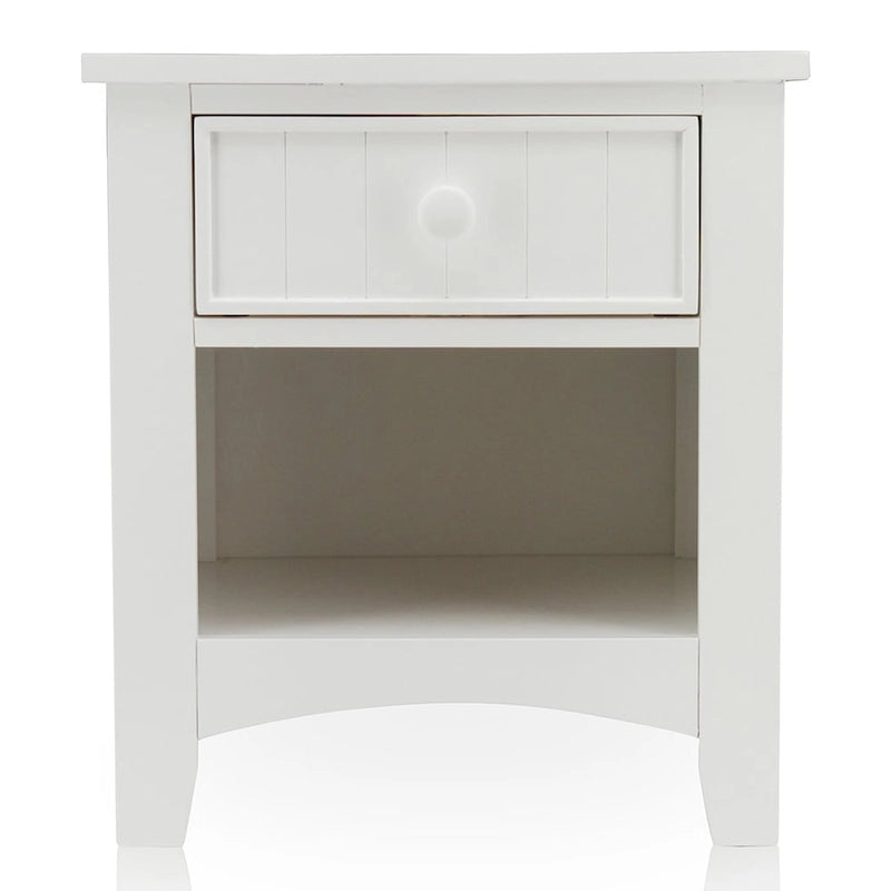 Ettrick Transitional Espresso Wood 1-Drawer Night Stand by Copper Grove