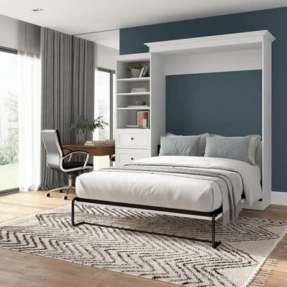 Versatile Queen Murphy Bed and Closet Organizer (92W) by Bestar