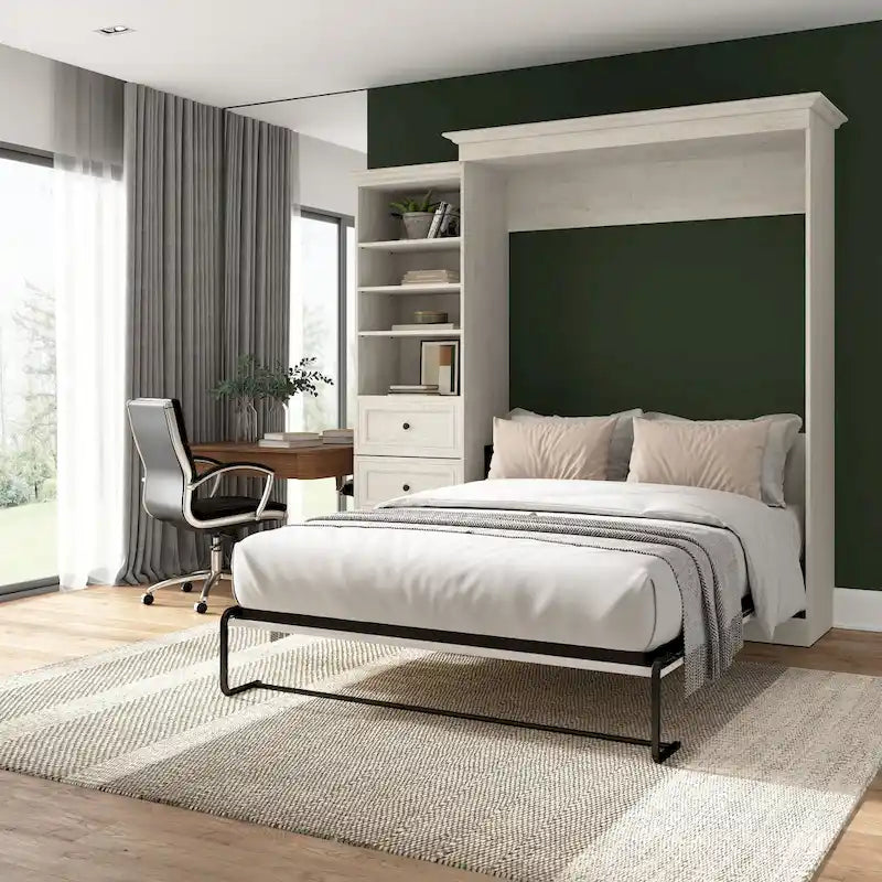 Versatile Queen Murphy Bed and Closet Organizer (92W) by Bestar