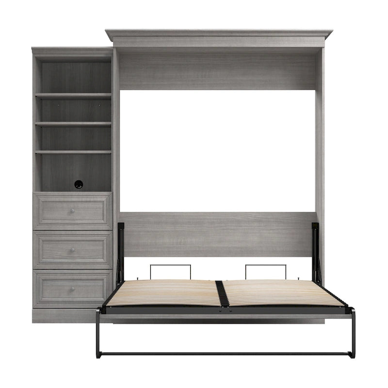 Versatile Queen Murphy Bed and Closet Organizer (92W) by Bestar