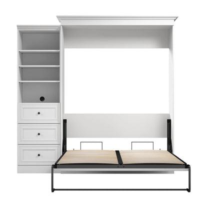 Versatile Queen Murphy Bed and Closet Organizer (92W) by Bestar