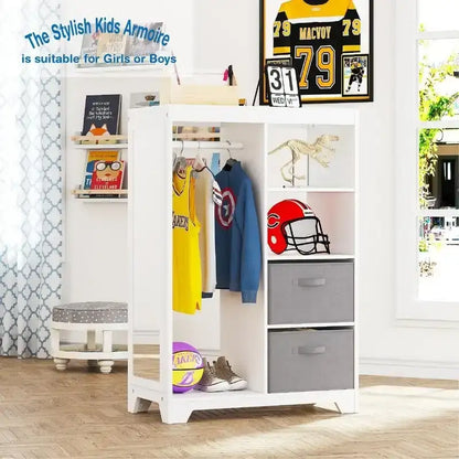 Costume Closet Wardrobe for Kids - 14D x 28W x 41H