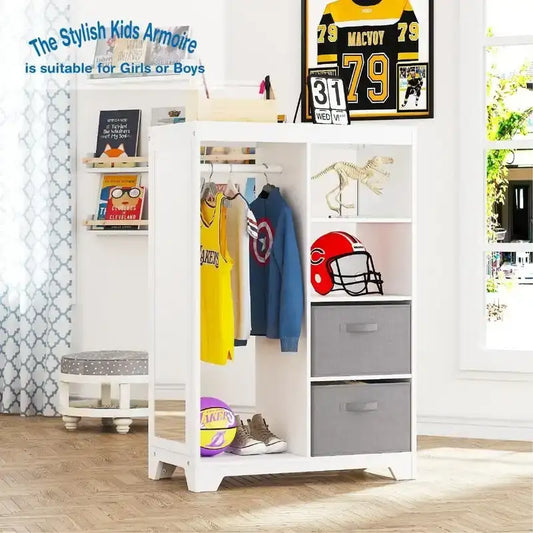 Costume Closet Wardrobe for Kids - 14D x 28W x 41H
