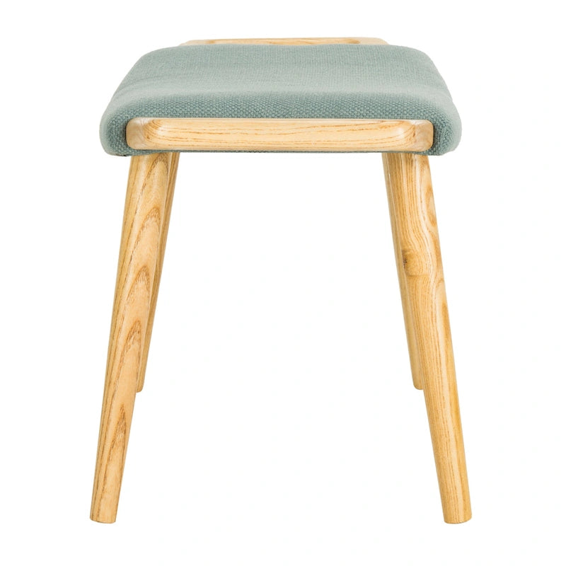 SAFAVIEH Zipora Beige/Natural Mid-Century Bench - 11.8 x 24.6 x 15.4 - 12Wx25Dx15H