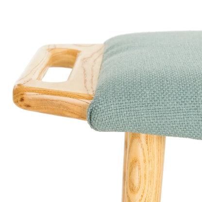 SAFAVIEH Zipora Beige/Natural Mid-Century Bench - 11.8 x 24.6 x 15.4 - 12Wx25Dx15H