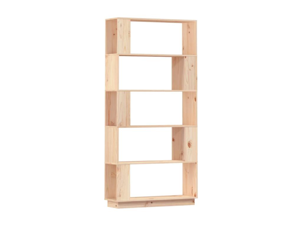 Bookshelf/Room Divider 80x25x163.5 cm Solid Pine 50612UNVX