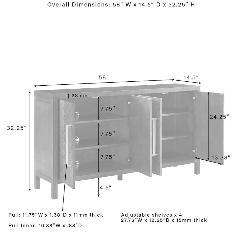 Crosley Darcy Sideboard