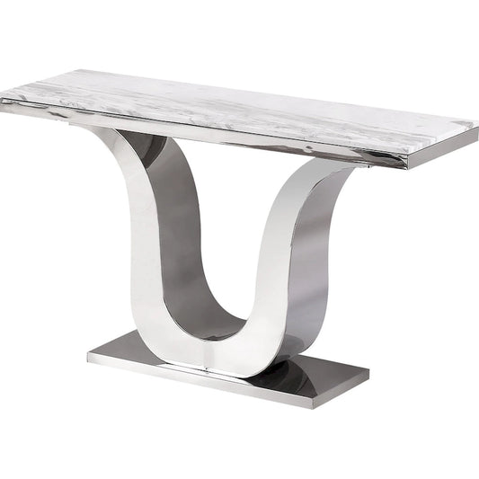 Best Quality Furniture Genuine White Marble Sofa Table