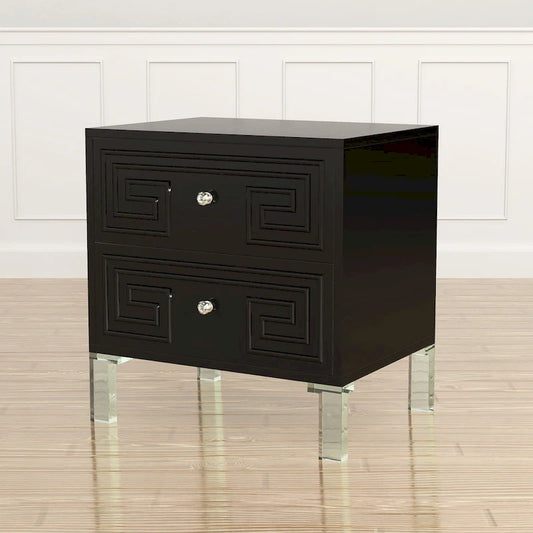 Zala Contemporary 24-inch 2-Drawer Side Table by Furniture of America