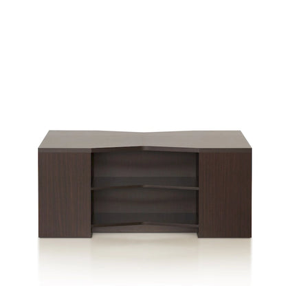 Furniture of America Orem Contemporary Brown 47-inch 6-shelf Coffee Table