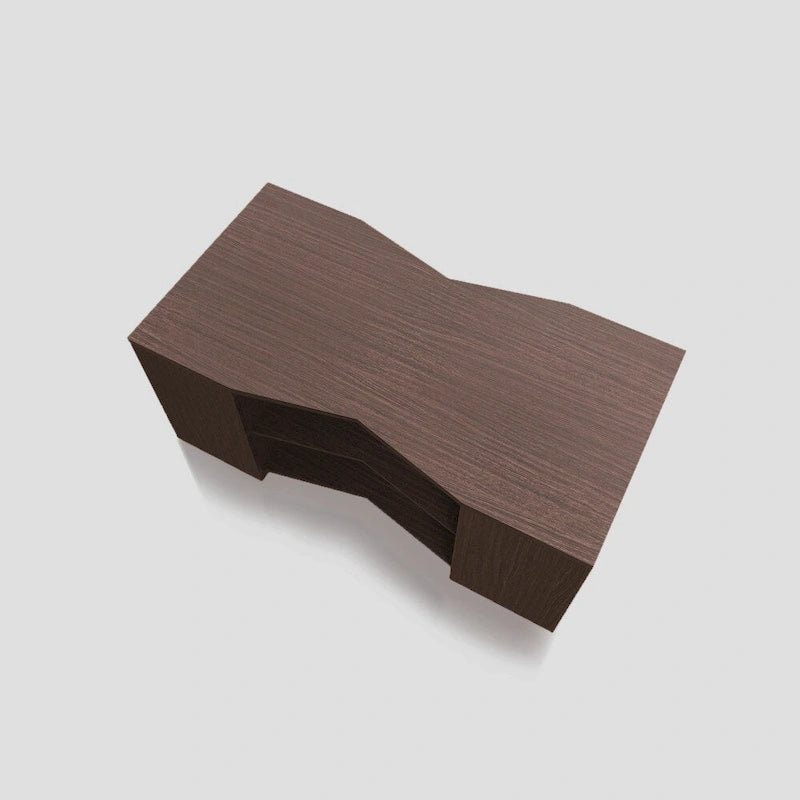 Furniture of America Orem Contemporary Brown 47-inch 6-shelf Coffee Table