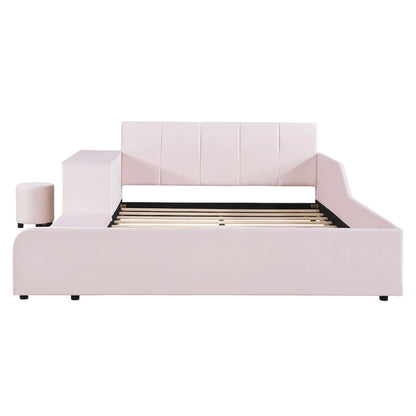 Full Size Upholstered Grounded Bed