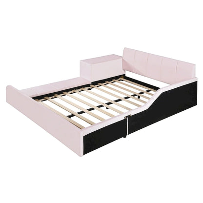 Full Size Upholstered Grounded Bed