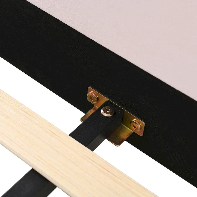 Full Size Upholstered Grounded Bed