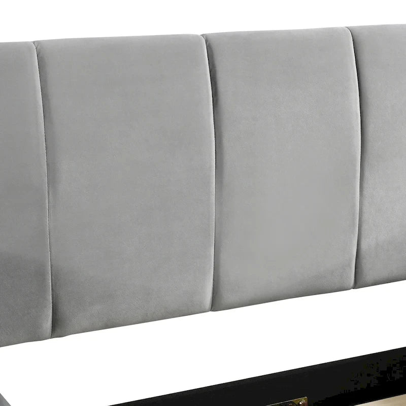 Full Size Upholstered Grounded Bed