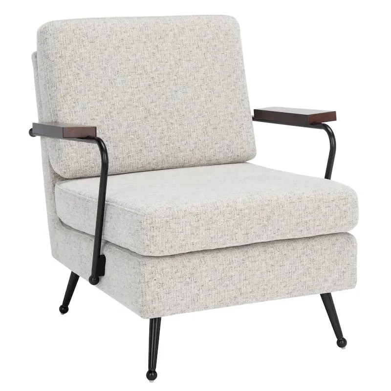 SAFAVIEH Leda Arm Chair - 26 W x 29 D x 32 H - 26Wx29Dx32H