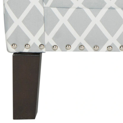 SAFAVIEH Kylee Peach Pink/ White Polyester Fabric Club Chair - 28.5 x 31.9 x 38.2 - 29Wx32Dx38H